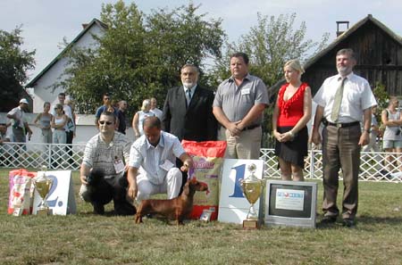 O-MEN vom Golf - Nyíregyháza CACIB SHOW  2003-  Best in Show  Judge: Korózs András (H)