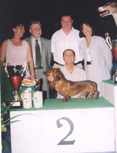 O-Men vom Golf - Zalaegerszeg Cacib  Show 2002 - res. Best in Show  judge:  Elke Peper (D)